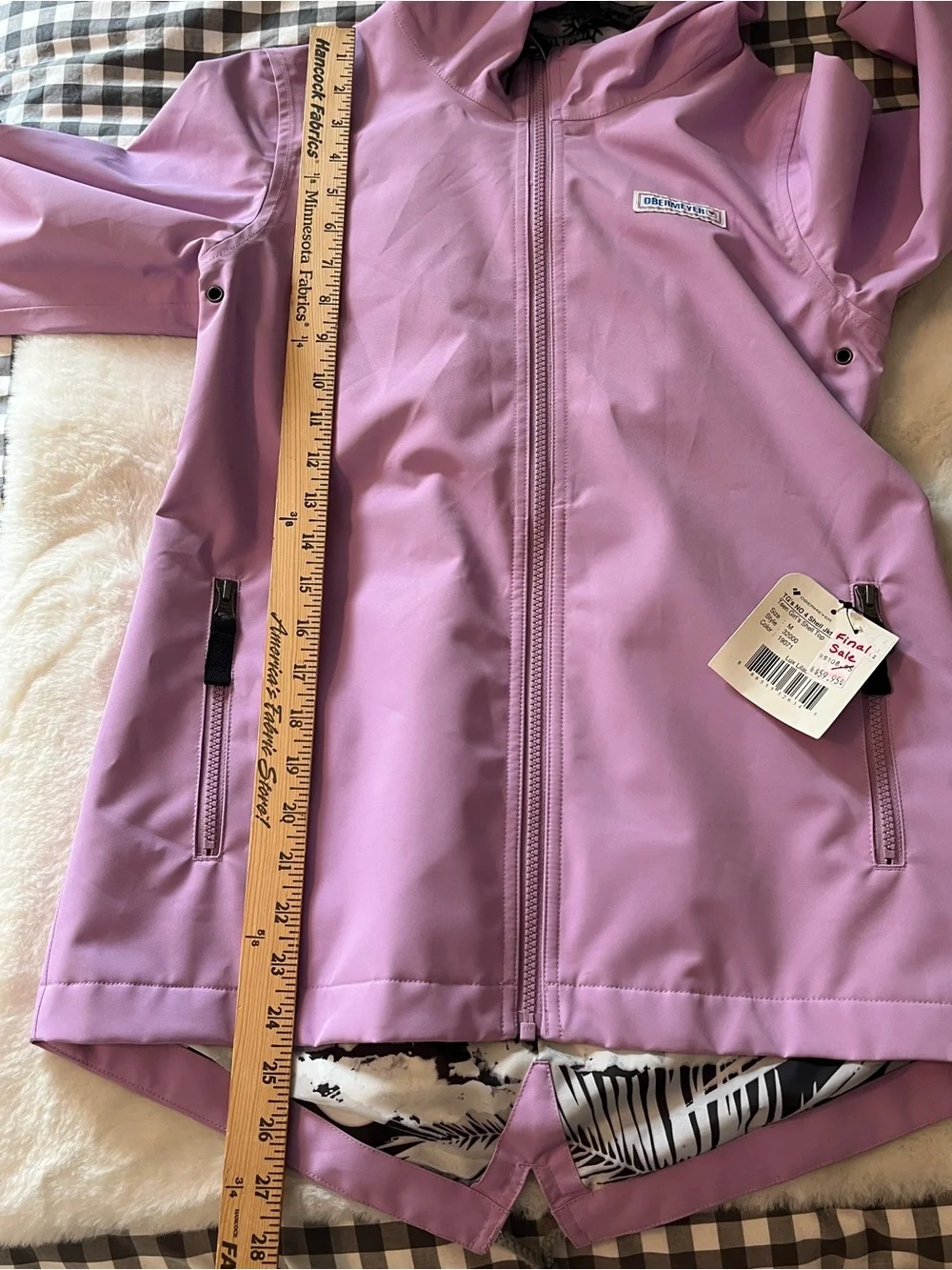 New! Obermeyer No 4 Teen Girl Shell Jacker Lavender Purple Size Medium